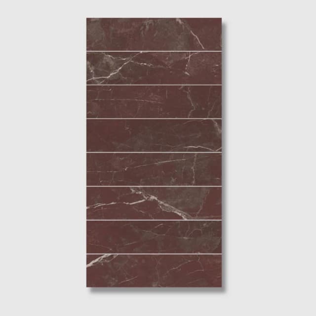 DAMASCO MARBLE Rosso Cardinale 6x25