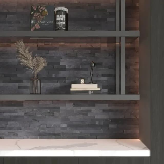 Splitface Cladding Black 10x40