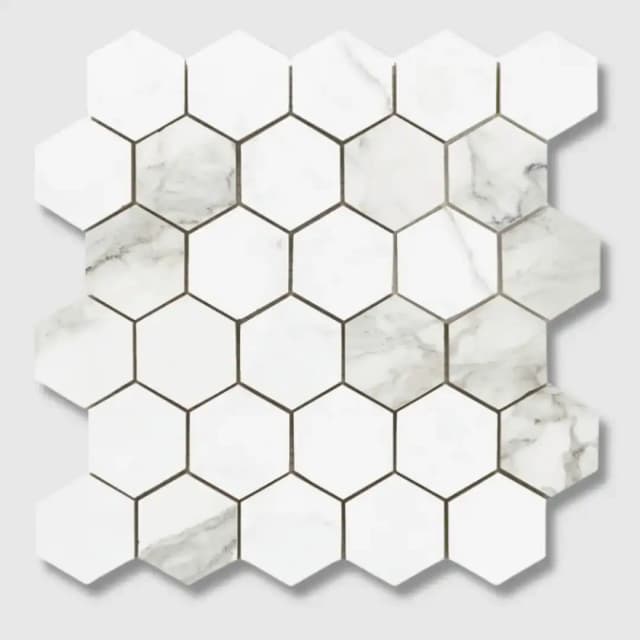 Monarch Hexagonal Polished Mosaic 26.5x27.5