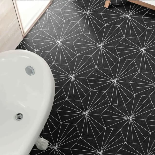 Hex Aster Nero 22x25