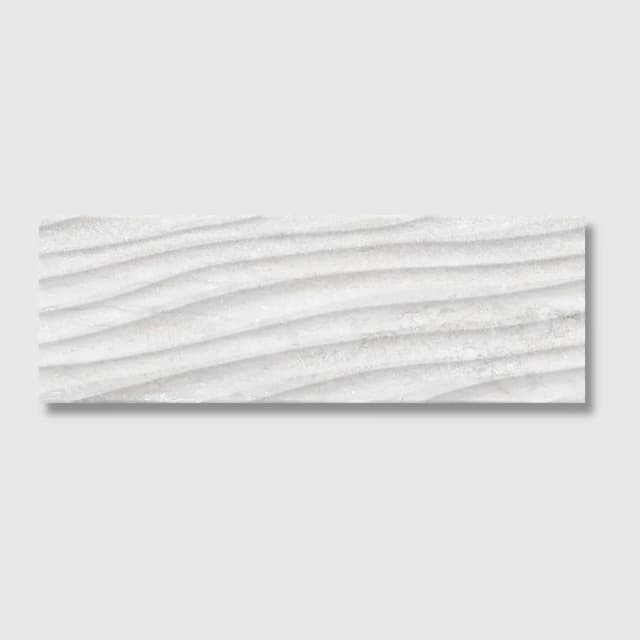 Navona White Decor 20x60