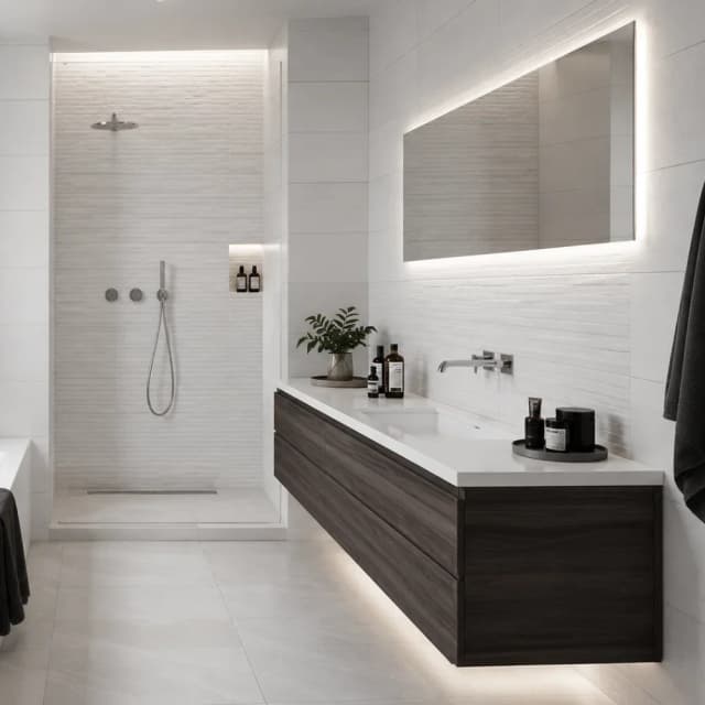 Stonetech White Decor 25x75