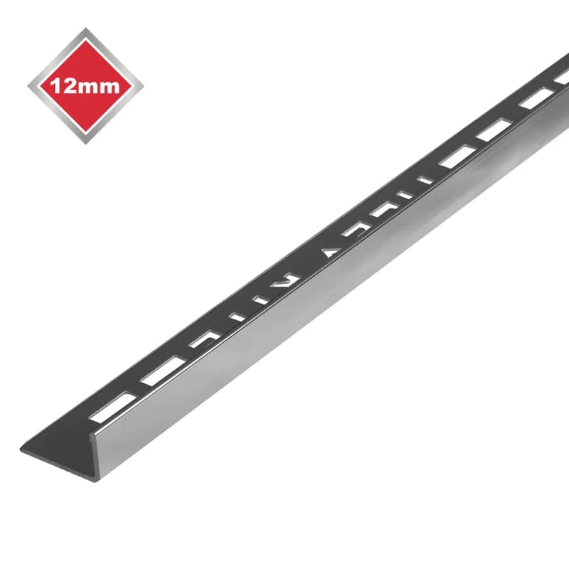 TileRite Metal L-Shape Trim - Silver
