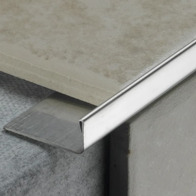 TileRite Stainless Steel L-Shape Trim