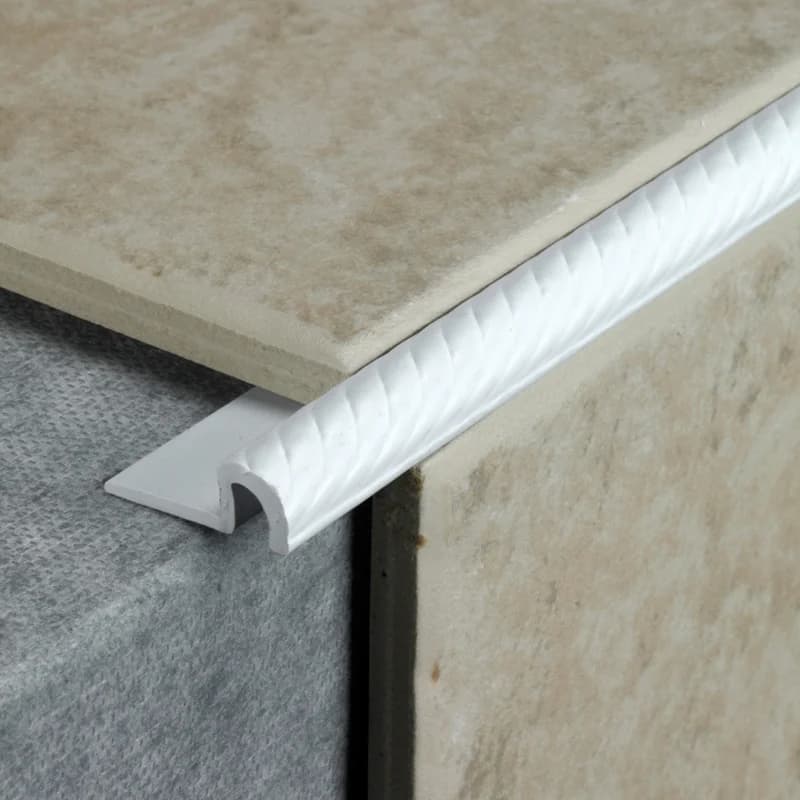 TileRite Plastic Round Edge Trim