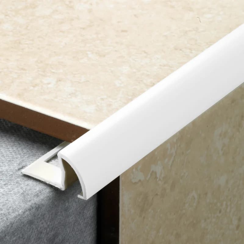 TileRite Flat Tile Edging - Soft Peach