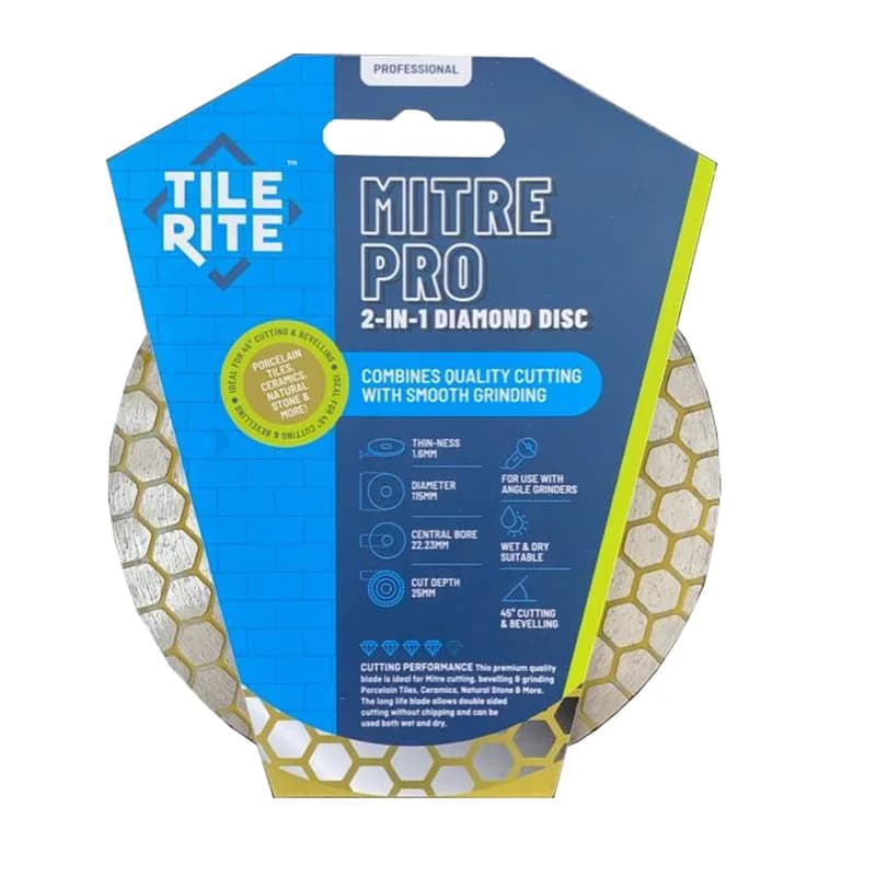 TileRite Mitre Pro 2-in-1 Diamond Disc