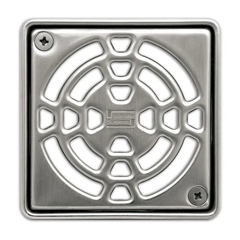 Schluter KERDI-DRAIN Stainless Steel Grate Design 1 CLASSIC With Screws