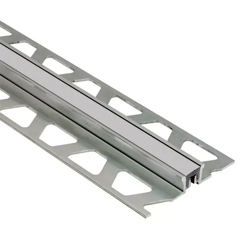Schluter DILEX-AKSN Aluminium Expansion Joint (Pastel Grey Insert) 2.5m