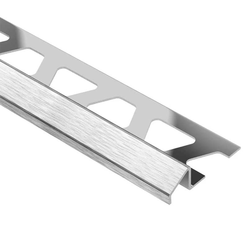 Schluter RENO-EBU Flooring Transition Ramp Brushed Stainless Steel V2A 2.5m