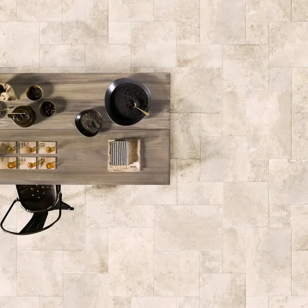 Cross Cut Cream 4 size mix 0.87SQM