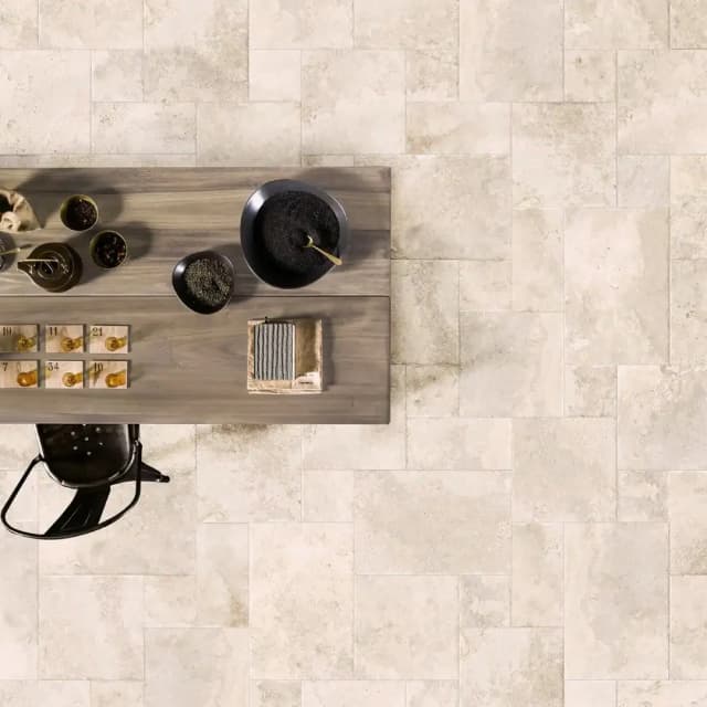Cross Cut Cream 4 size mix 0.87SQM