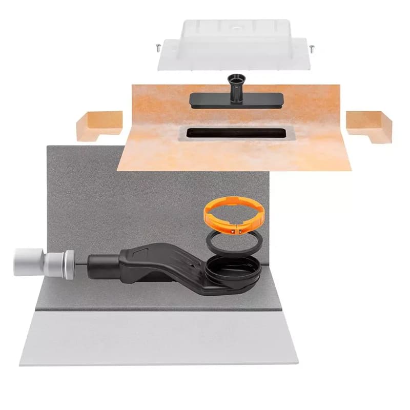 Schluter KERDI-LINE-VARIO-H Drainage System For Linear Floor-Level Showers