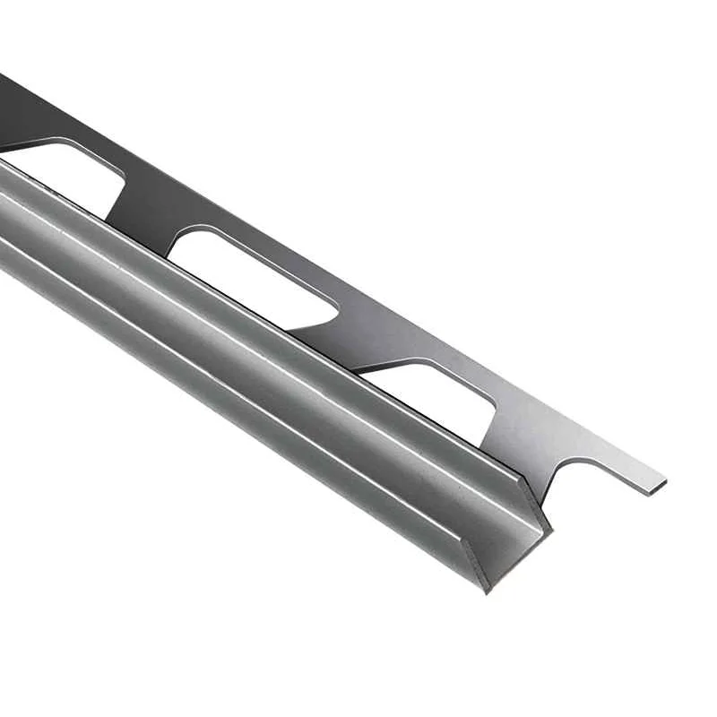 Schluter DECO-SG V4A Brushed Stainless Steel 15mm U-Shaped Joint Profile 2.5m