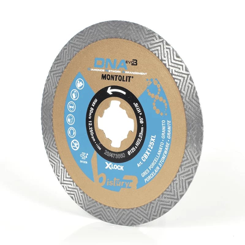 Montolit CBX 125mm XLOCK DNA Diamond Blade CBX125XL
