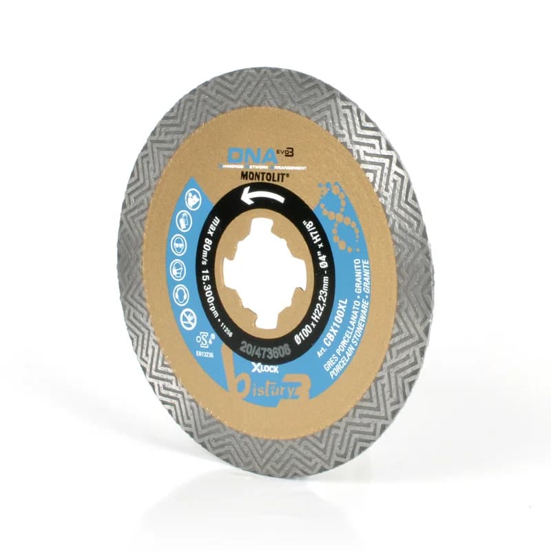 Montolit CBX 100mm XLOCK DNA Diamond Blade CBX100XL
