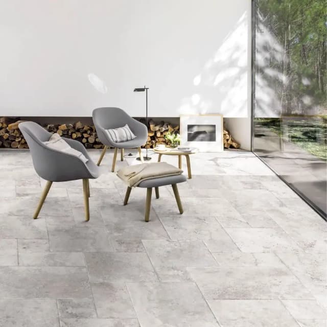 Cross Cut Silver 4 size mix 0.87SQM