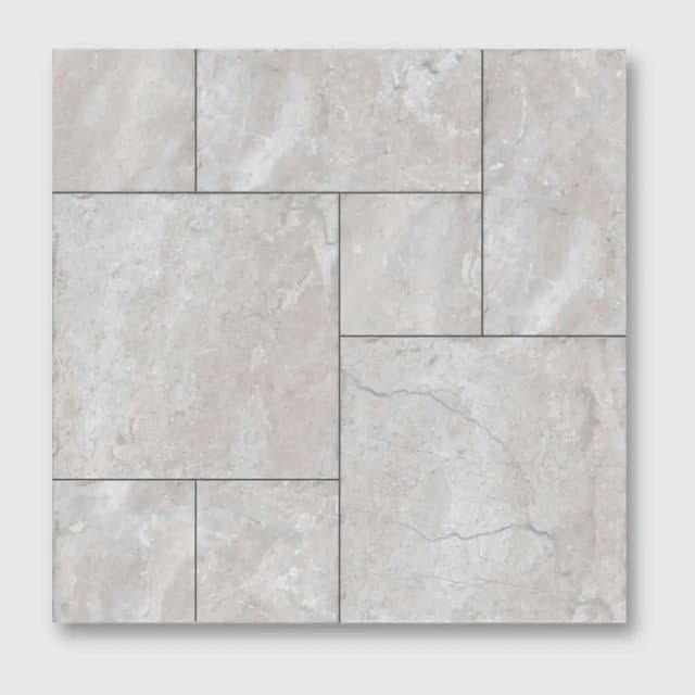 Chesterfield Multi-size Silver 1SQM
