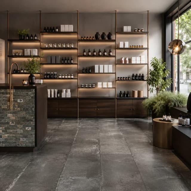 Aged Stone Noir 50x100
