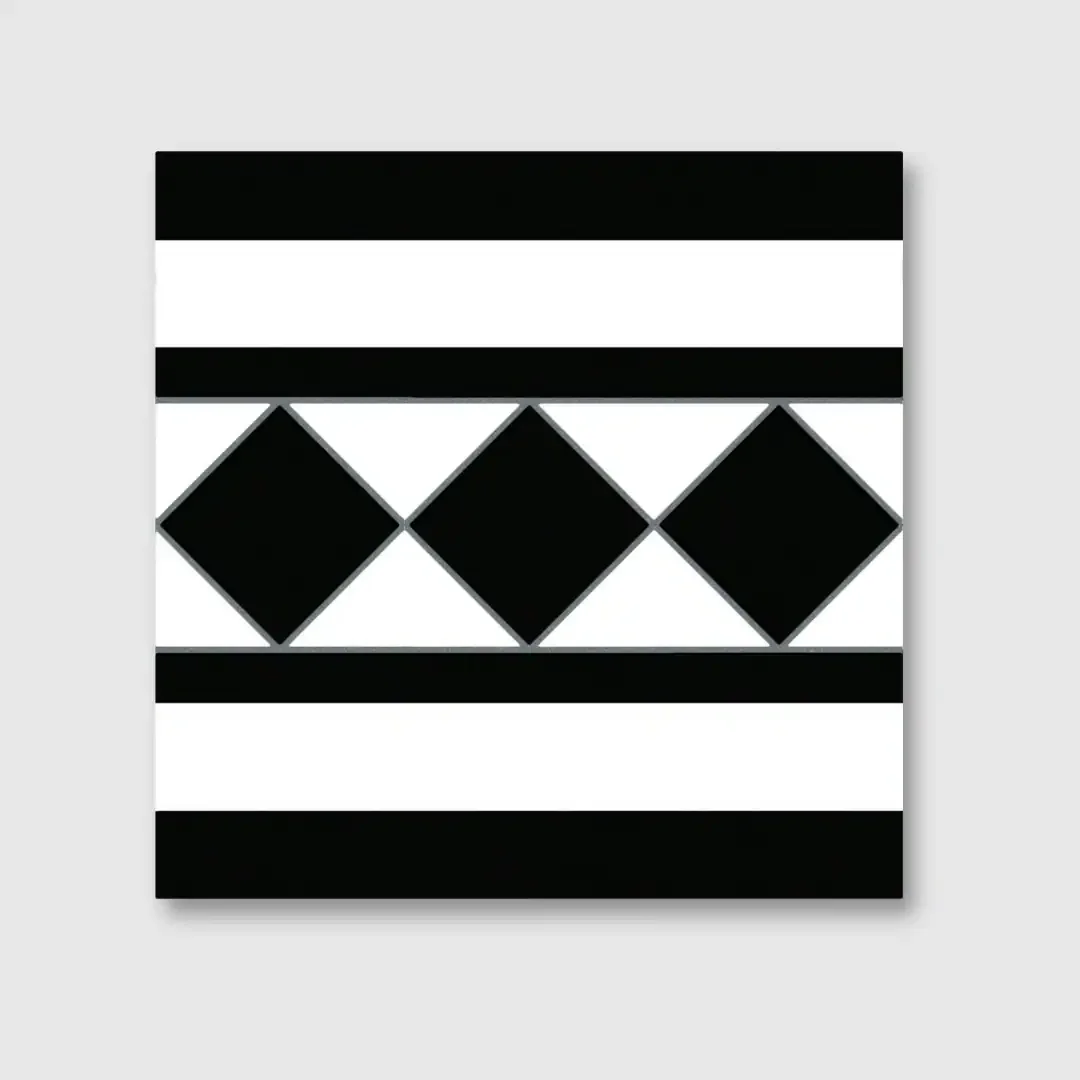 Bristol Black Border 25x25