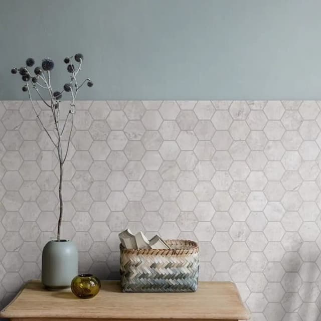 Chamonix Grey Hex Mosaic 30x34