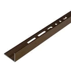 TileRite Brushed Copper Aluminium L-Shape Trim
