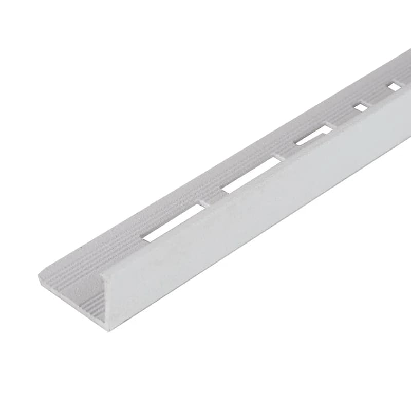TileRite Textured White L-Shape Trim