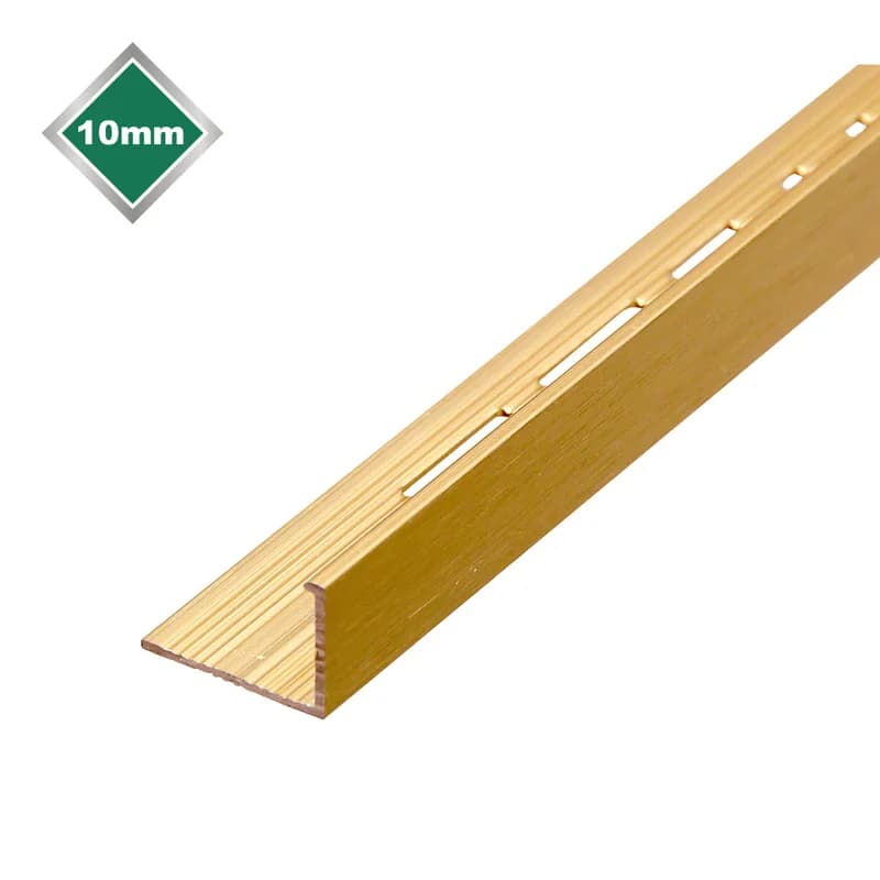 TileRite Matt Gold L-Shape Trim