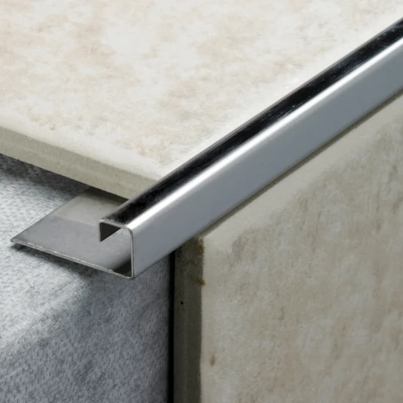 TileRite 22mm Black S/Steel External Trim