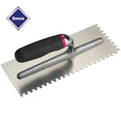 TileRite Stainless Steel Square Notch Trowel