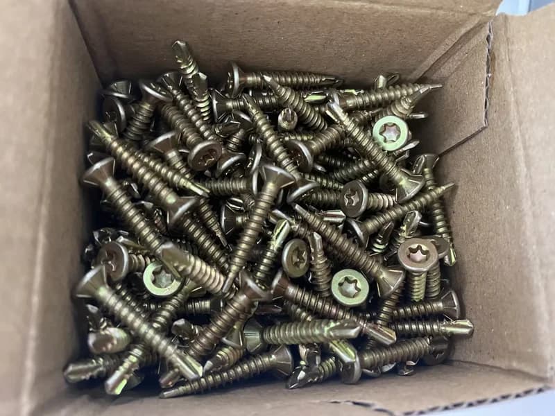 TileRite 60mm Galvanised Screws (100 pcs)