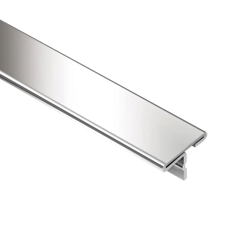 Schluter RENO-T-E Flooring Transition T Bar Stainless Steel V2A 1.0m Length