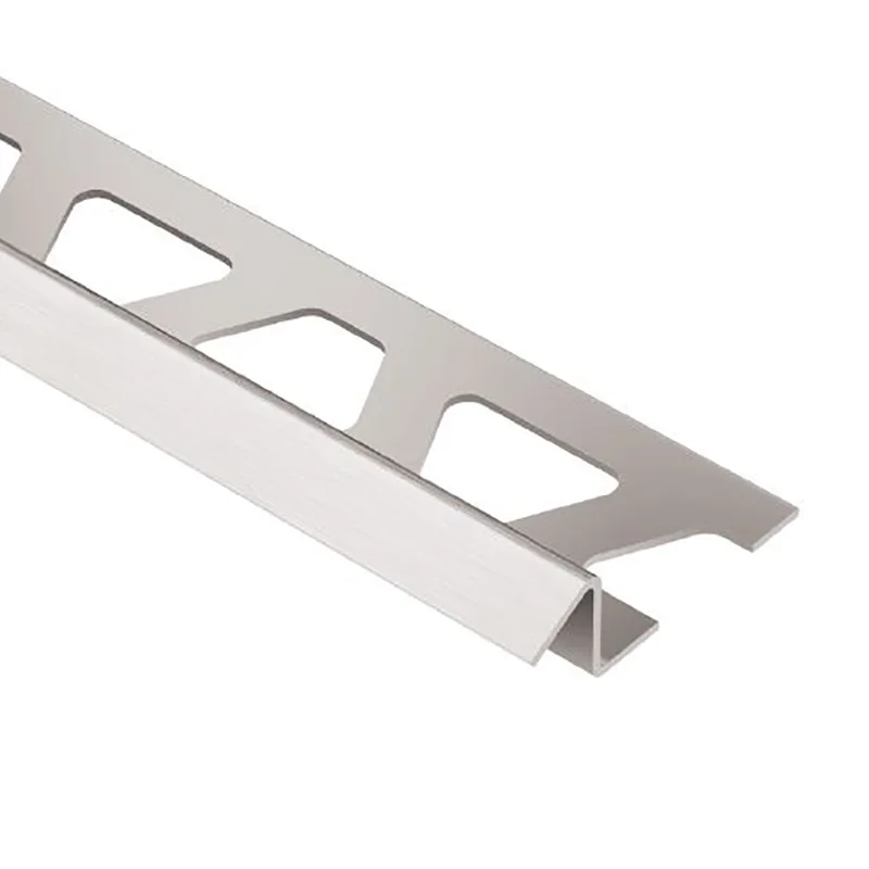 Schluter RENO-EBTK Carpet To Tile Bar Brushed Stainless Steel V2A Transition Profile 1.0m