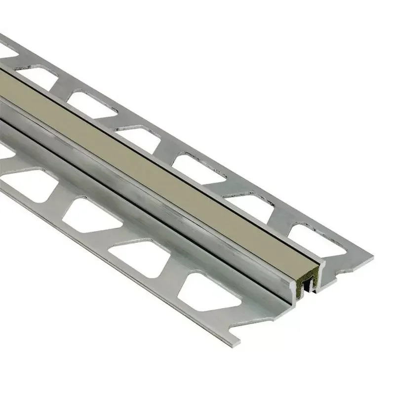 Schluter DILEX-AKSN Aluminium Expansion Joint (Grey Insert) 2.5m