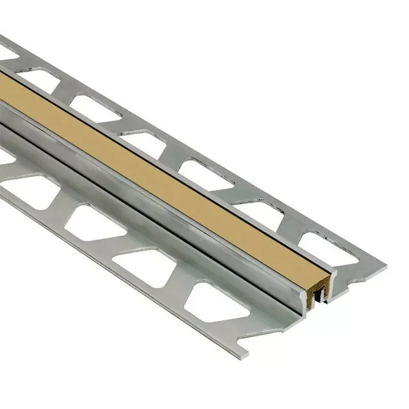 Schluter DILEX-AKSN Aluminium Expansion Joint (Light Beige Insert) 2.5m