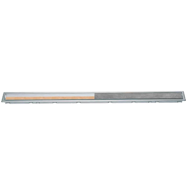 Schluter KERDI-LINE-C Stainless Steel V4A Brushed Tile Design 19mm