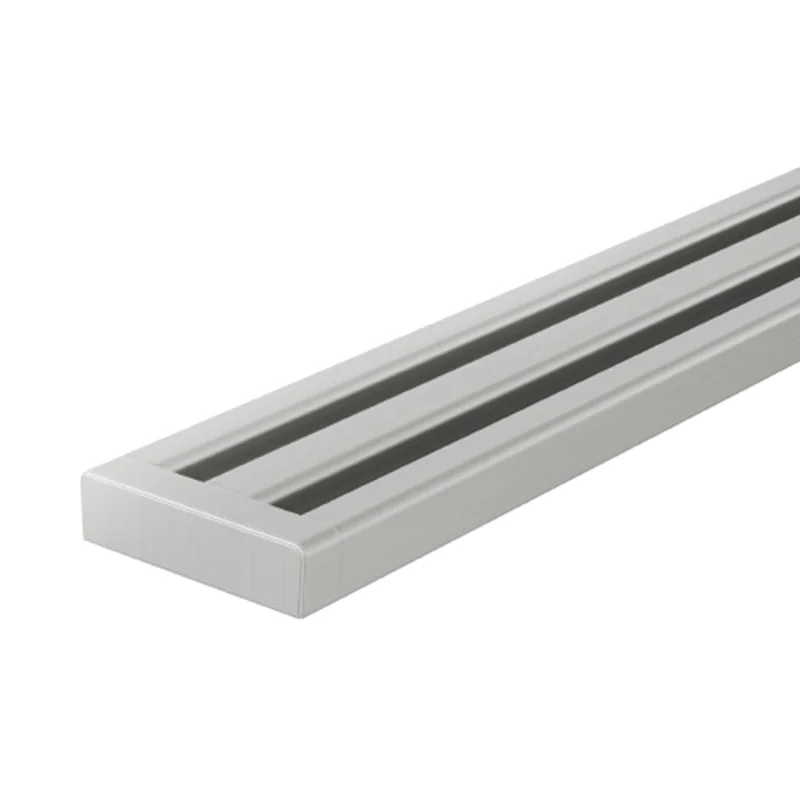 Schluter KERDI-LINE-VARIO Wave Drainage Profile Brushed Stainless Steel
