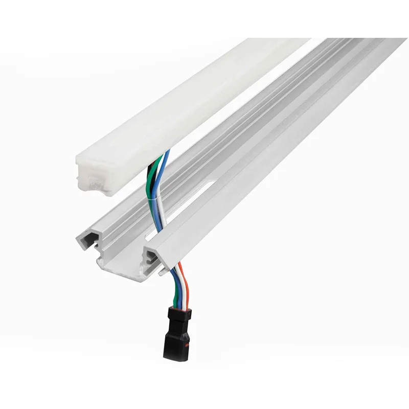 Schluter LIPROTEC-LLPE Linear Wall Corner Light Aluminium LED Module RGB+W 2.5m