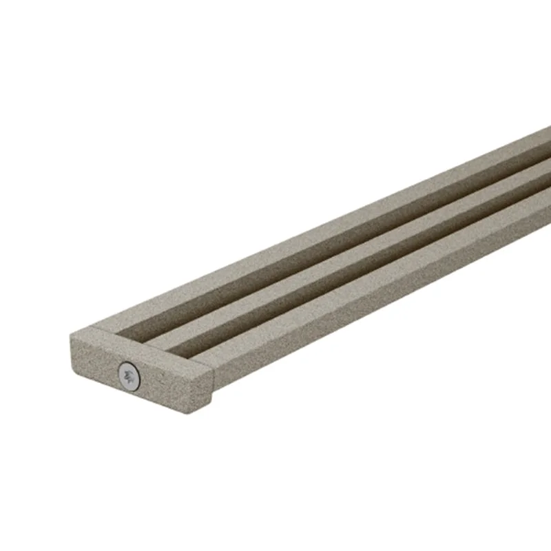 Schluter KERDI-LINE-VARIO Wave Drainage Profile Textured Aluminium 1.8m