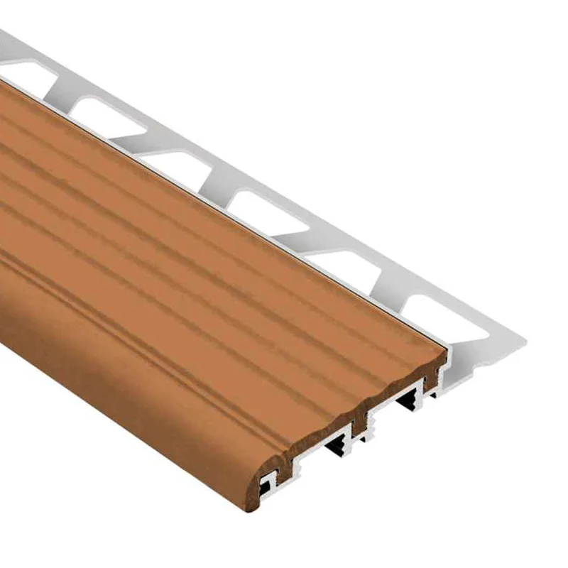 Schluter-TREP-B Nut Brown Wide Aluminium Support Profile 1m