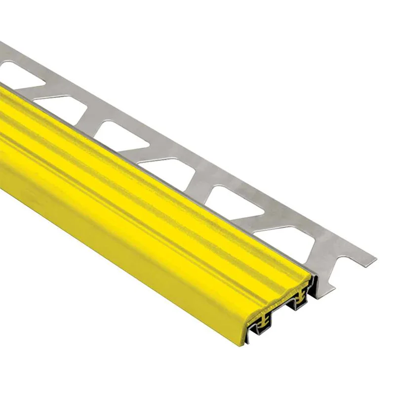 Schluter-TREP-S-E Yellow Narrow Stainless Steel Support Profile 2.5m