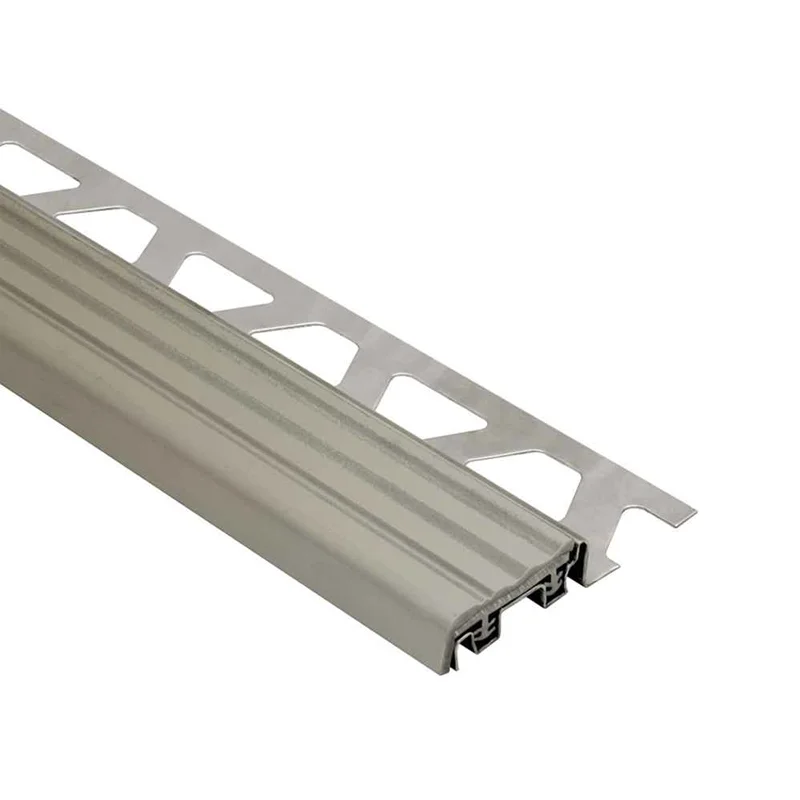 Schluter-TREP-S-E Grey Narrow Stainless Steel Support Profile 1.5m