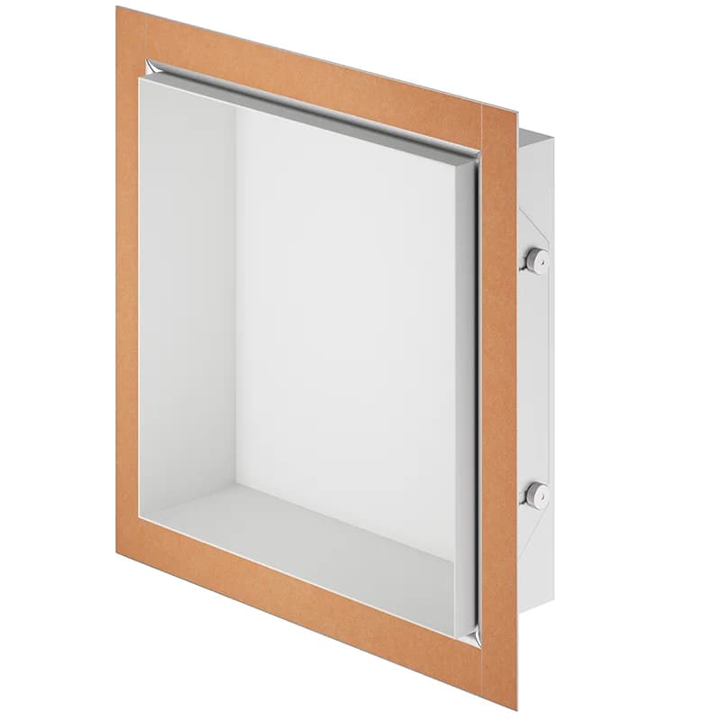 Schluter DESIGN-NICHE Pre-Fabricated Aluminium Wall Niche Matt Brilliant White