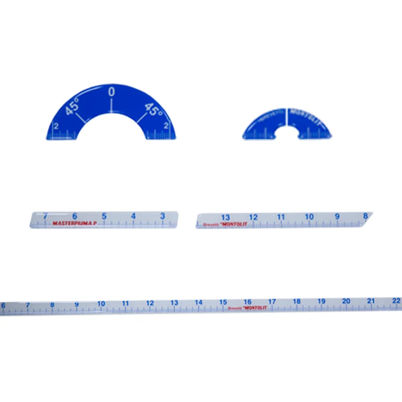 Montolit Imperial Measurement Guide Stickers 481P2INCH For 63P3 Up To 155P3