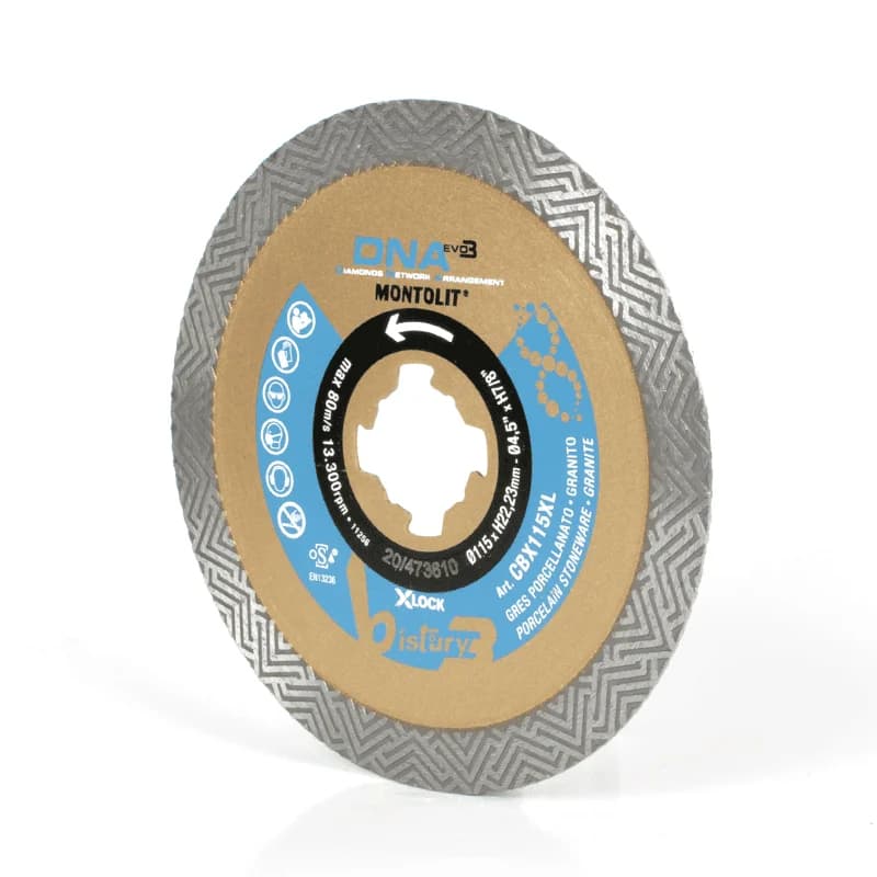 Montolit CBX 115mm XLOCK DNA Diamond Blade CBX115XL
