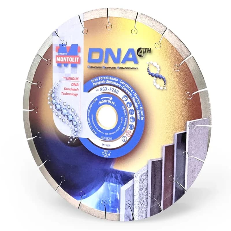 Montolit DNA SCX-F J-Slot Diamond Blade For 20mm Porcelain