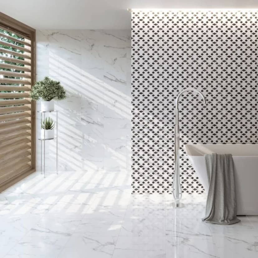 Carrara Blanco Gloss- 25x40cm