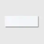 Monocolour Blanco Silk 10x30 tile