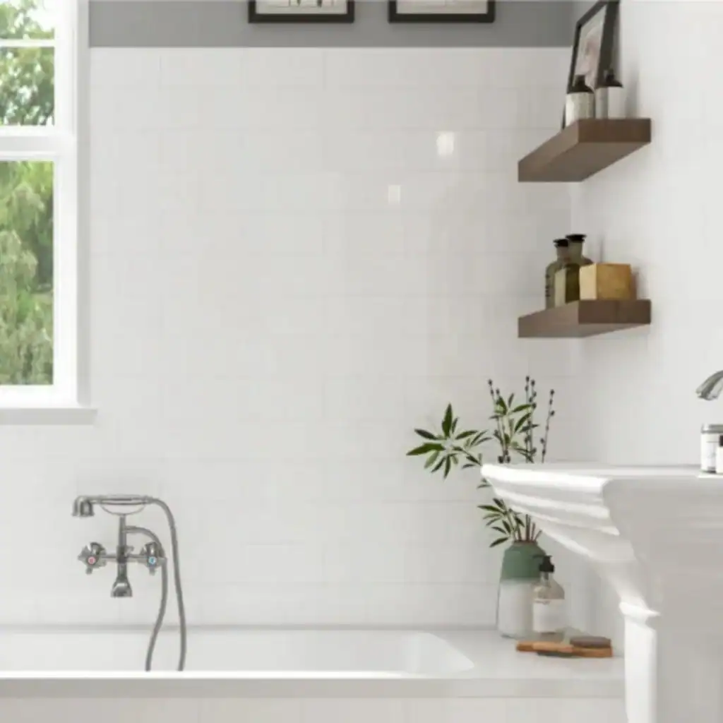 Monocolour Blanco Gloss 7.5X15 setting