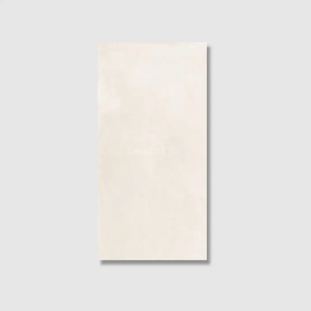 Osaka White concrete-effect tile for floors and walls